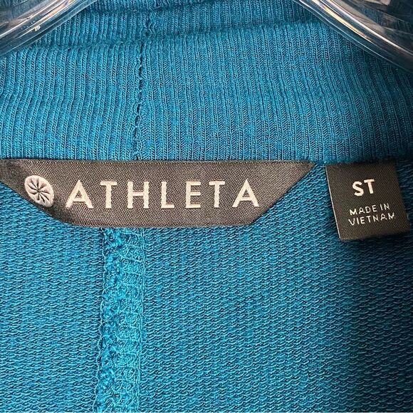 Athleta | Pranayama Wrap Cardigan In Nirvana Teal Size Small Tall - Picture 10 of 13